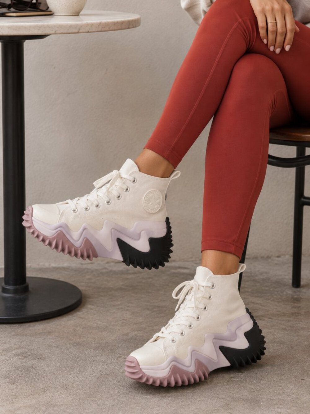 Converse Run Star Motion in Lilac & White